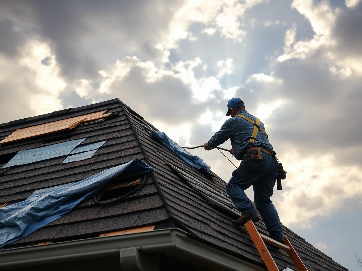 Hail damage repair with insurance assistance